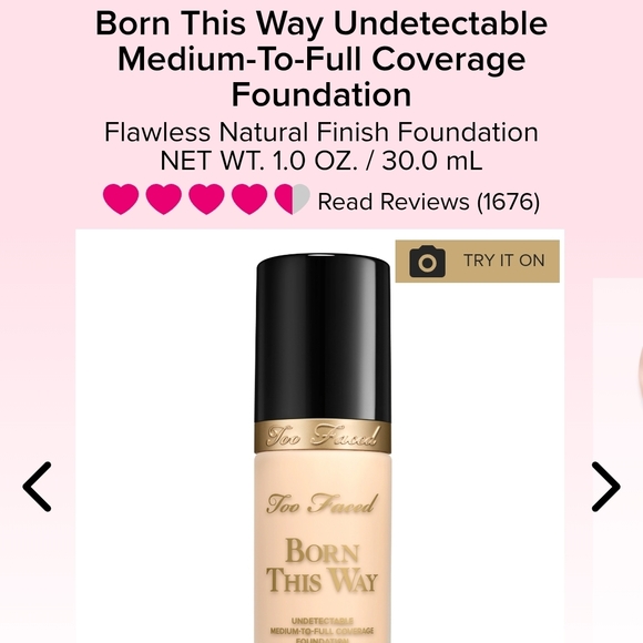 Too Faced Born This Way Foundation - Pink - Picture 4 of 4
